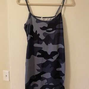 Camo tank top dress